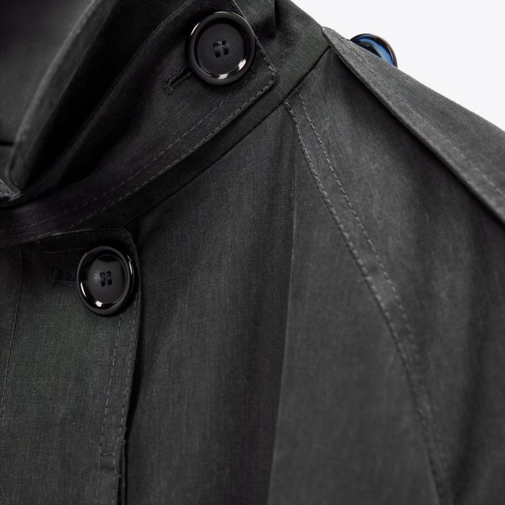 💮ZARA Oversized Minimalist Trench Coat Limited Edition M/L💮 - Picture 7 of 10
